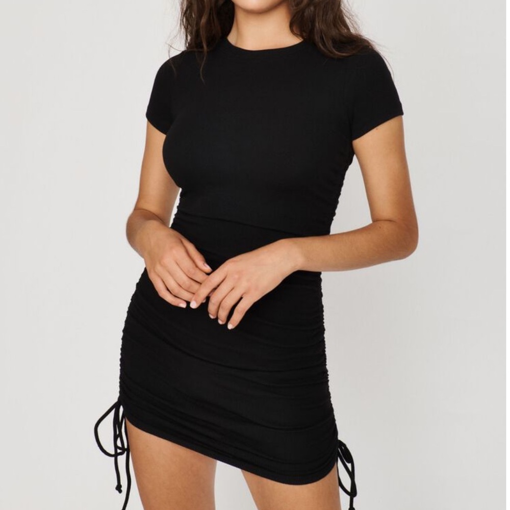 Garage Reina Ruched T-Shirt Dress